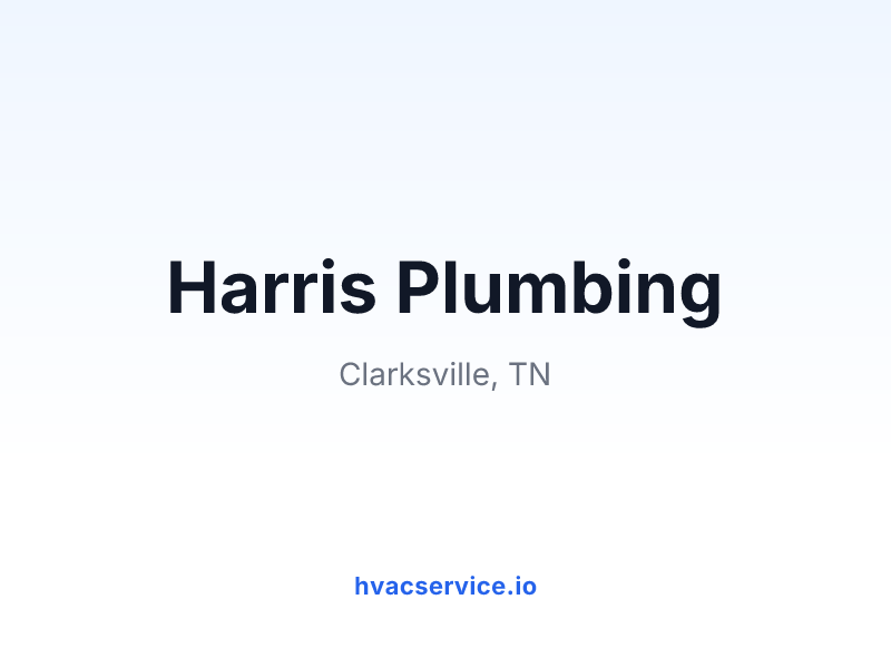 Harris Plumbing