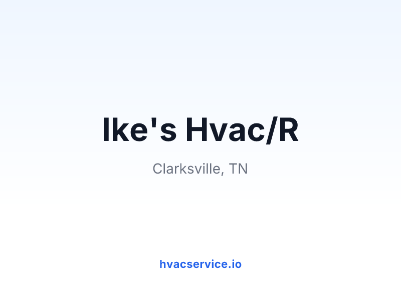 Ike's Hvac/R