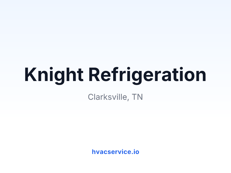 Knight Refrigeration