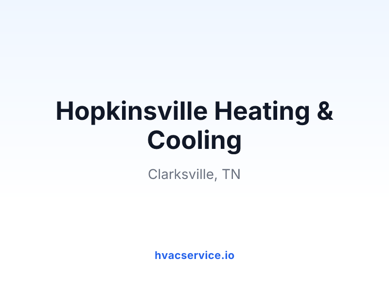 Hopkinsville Heating & Cooling