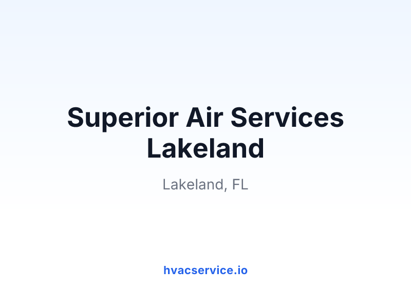 Superior Air Services Lakeland