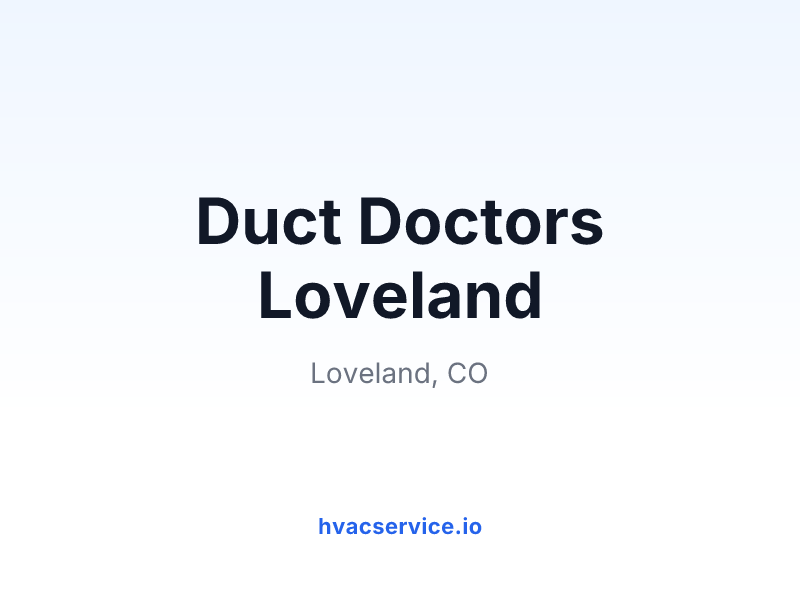 Duct Doctors Loveland