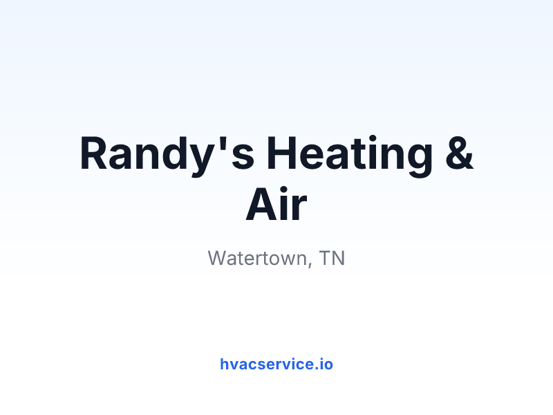 Randy's Heating & Air