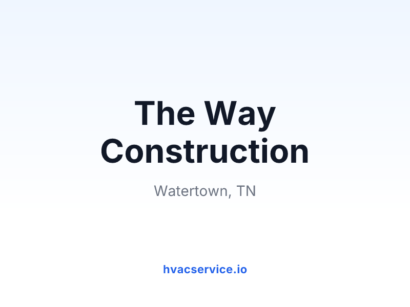 The Way Construction