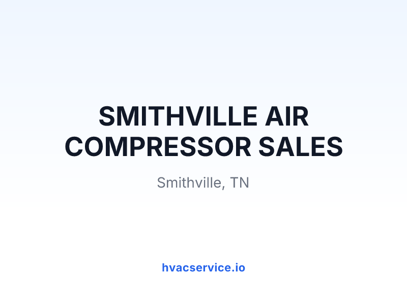SMITHVILLE AIR COMPRESSOR SALES