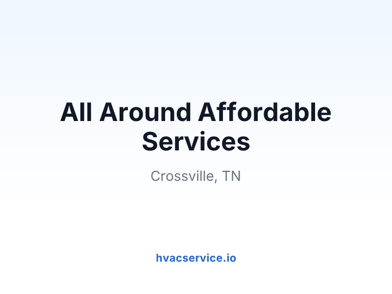 All Around Affordable Services