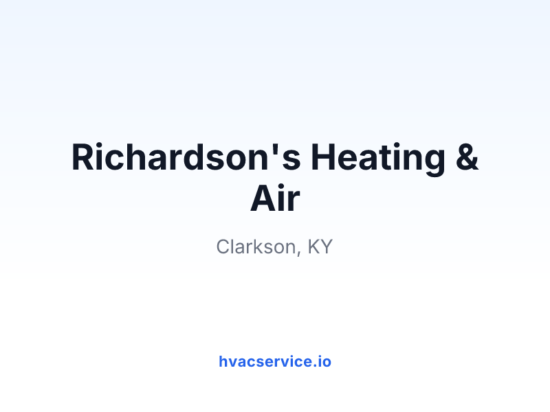 Richardson's Heating & Air