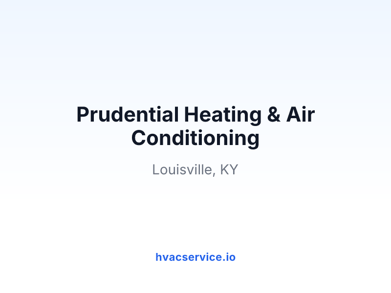 Prudential Heating & Air Conditioning