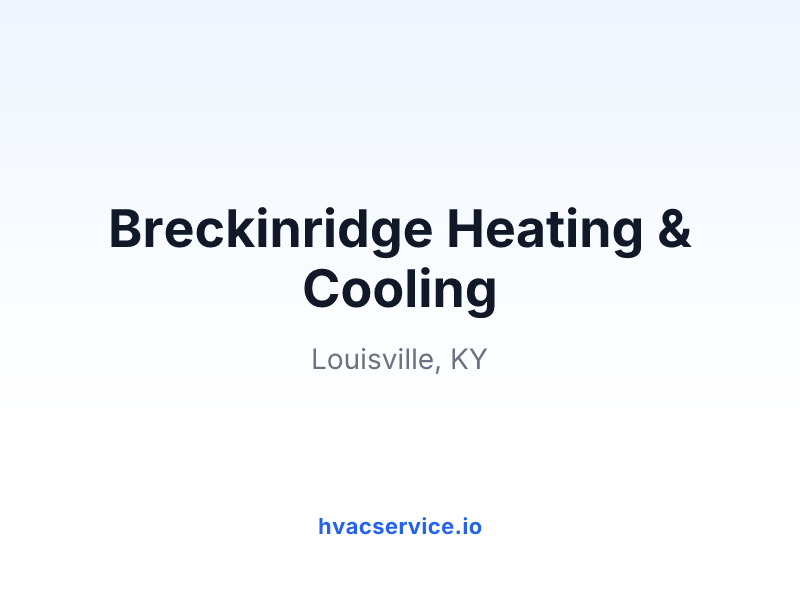 Breckinridge Heating & Cooling