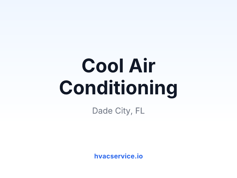 Cool Air Conditioning