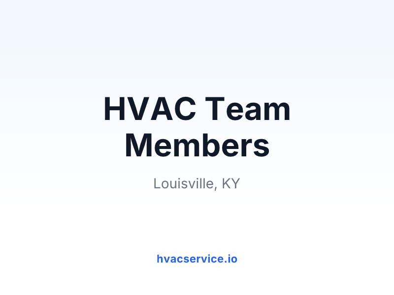 HVAC Team Members