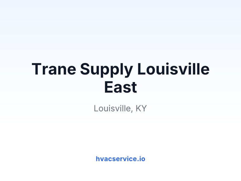Trane Supply Louisville East