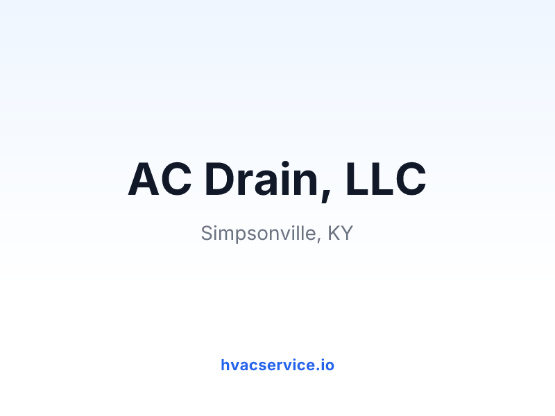 AC Drain, LLC