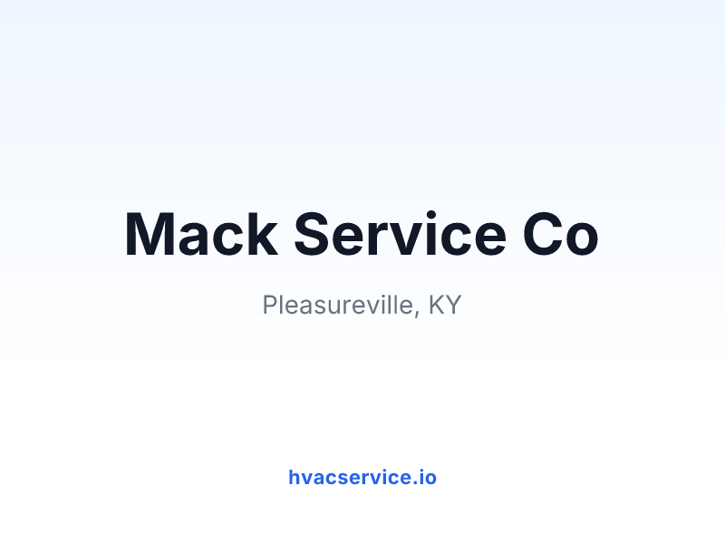 Mack Service Co