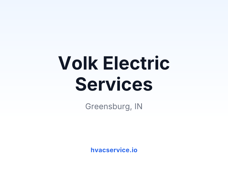Volk Electric Services