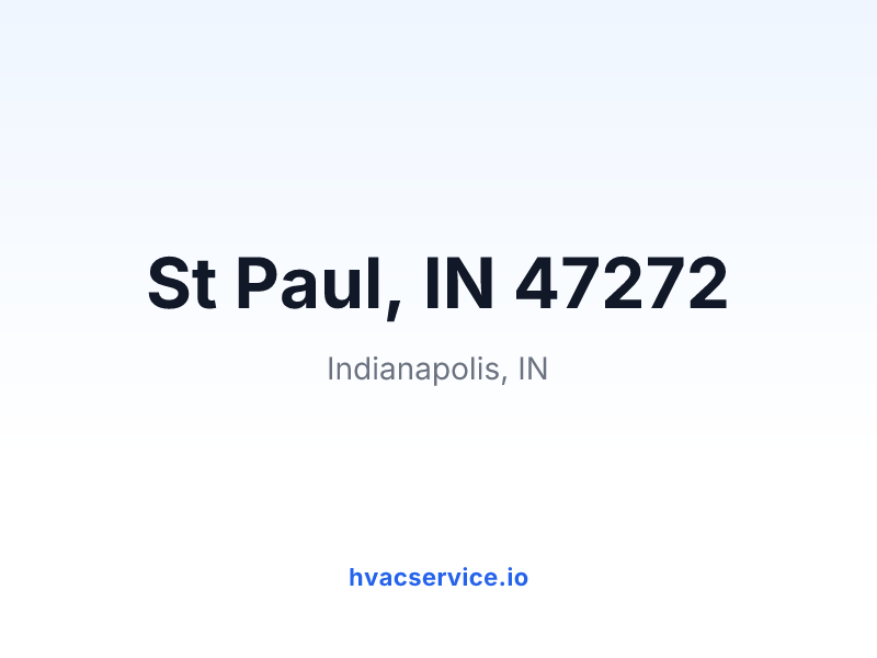 St Paul, IN 47272