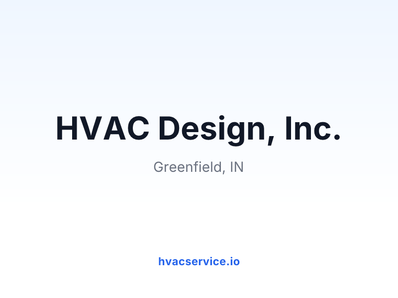 HVAC Design, Inc.