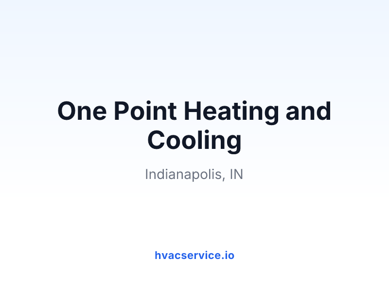 One Point Heating and Cooling