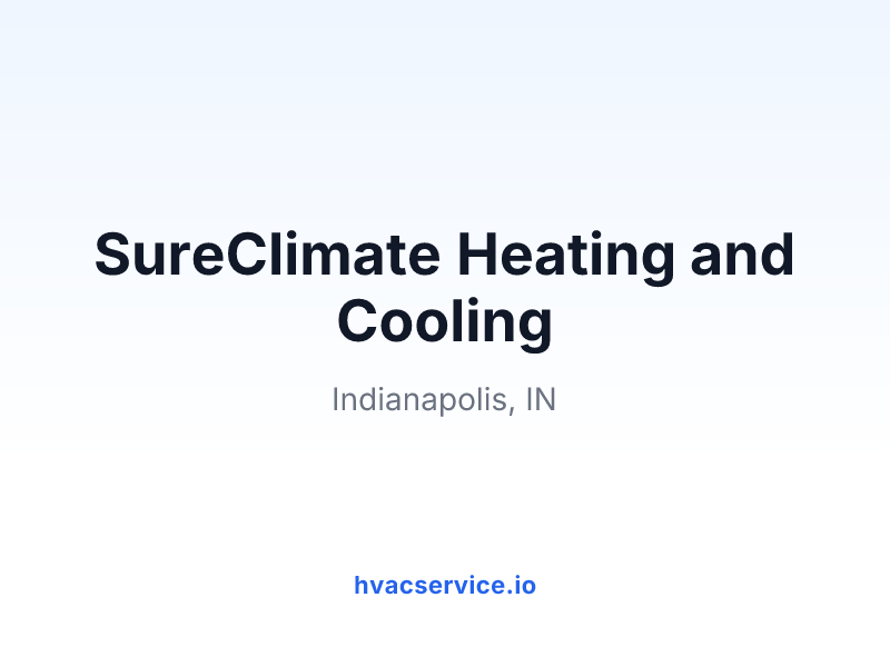 SureClimate Heating and Cooling