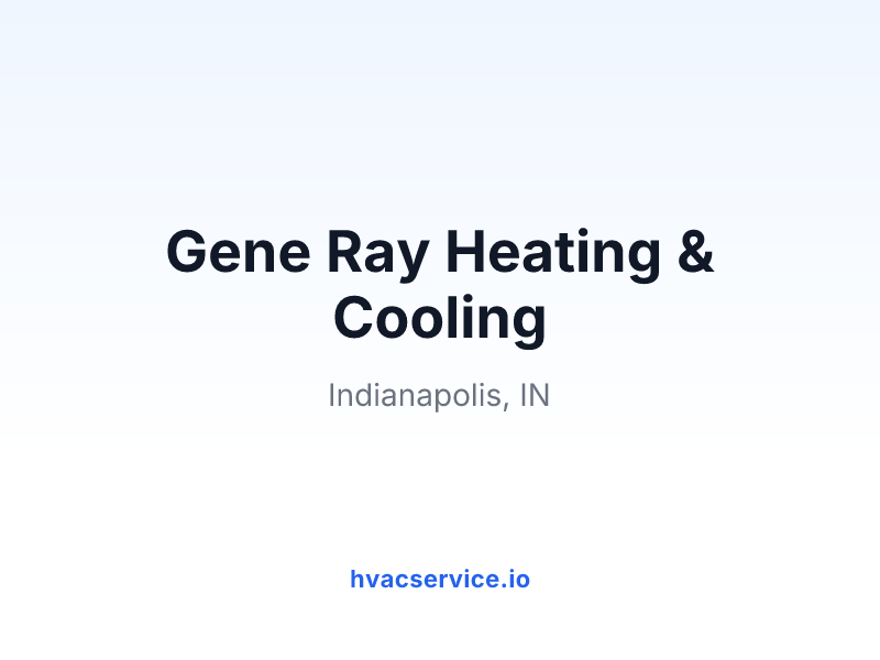 Gene Ray Heating & Cooling