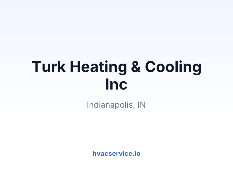Turk Heating & Cooling Inc