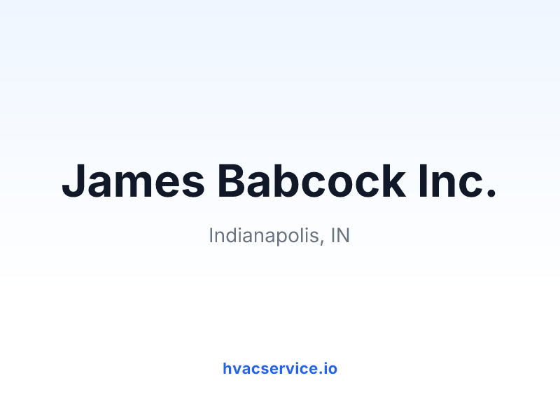 James Babcock Inc.