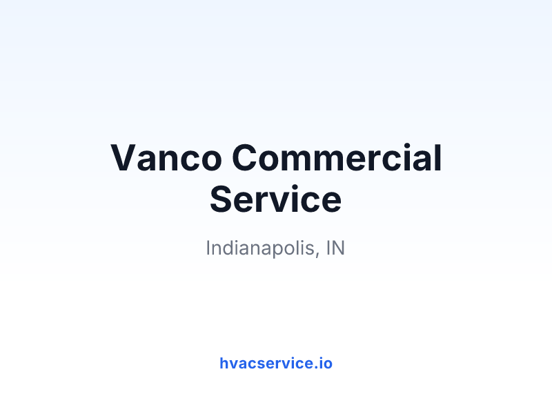 Vanco Commercial Service