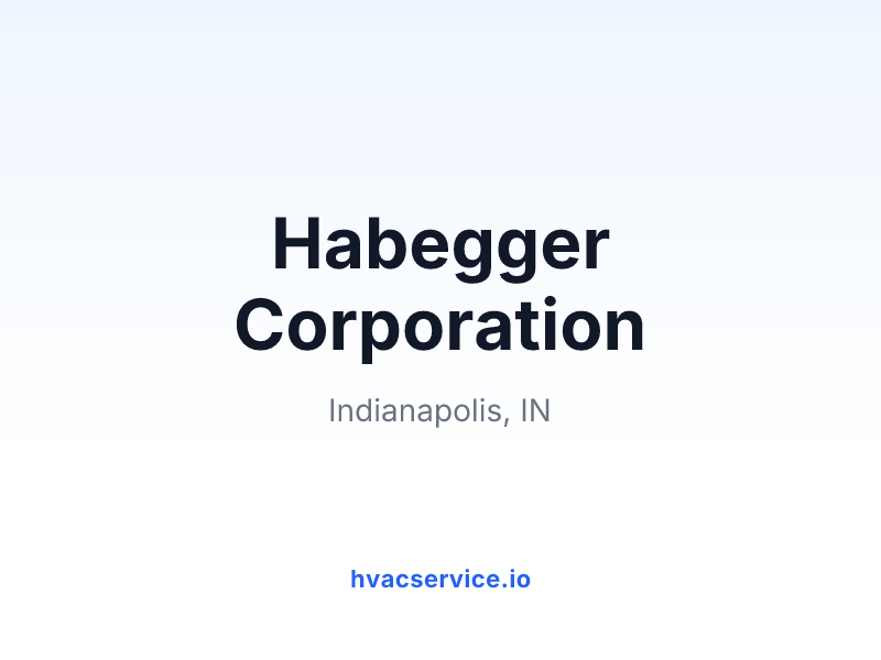 Habegger Corporation
