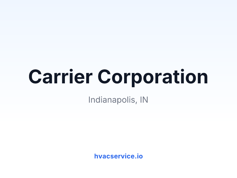 Carrier Corporation