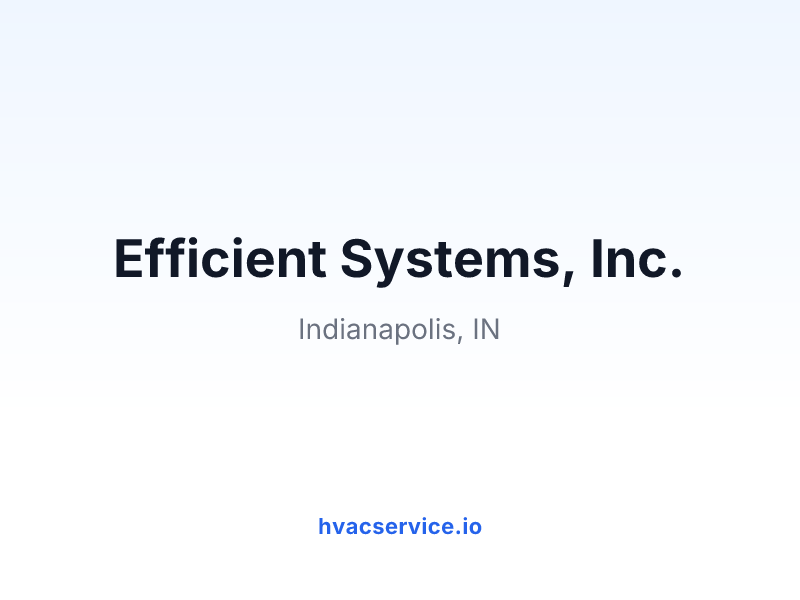 Efficient Systems, Inc.