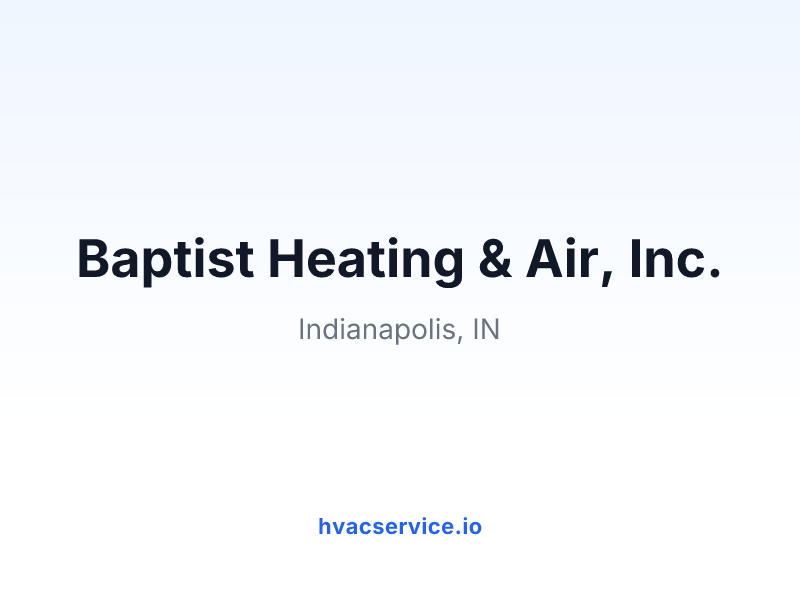Baptist Heating & Air, Inc.