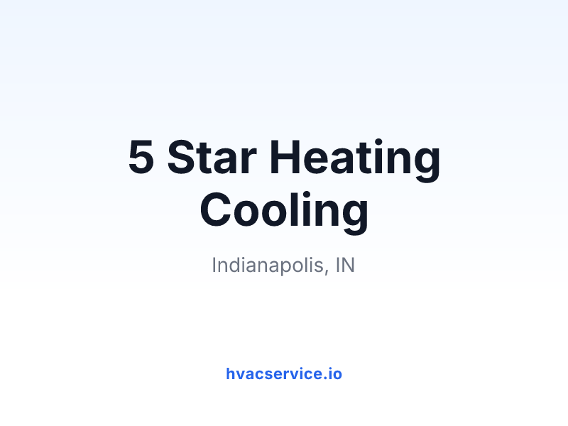 5 Star Heating Cooling