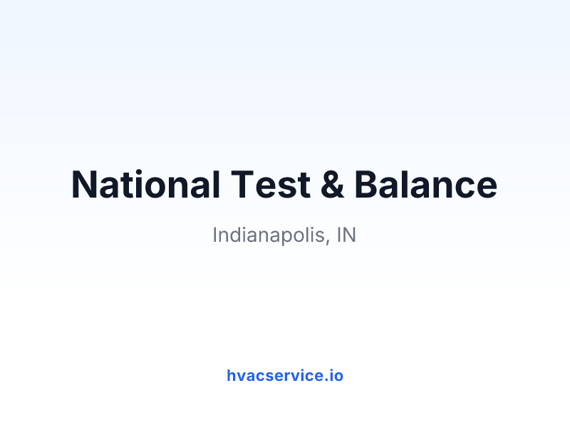 National Test & Balance