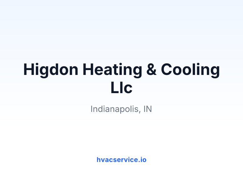 Higdon Heating & Cooling Llc