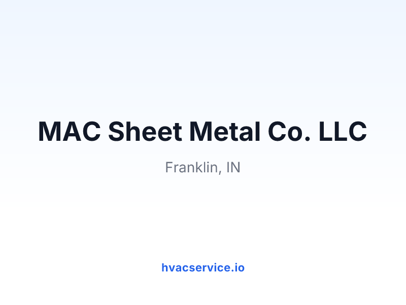 MAC Sheet Metal Co. LLC