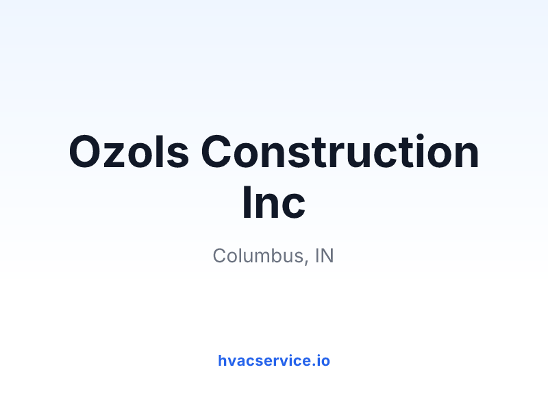 Ozols Construction Inc