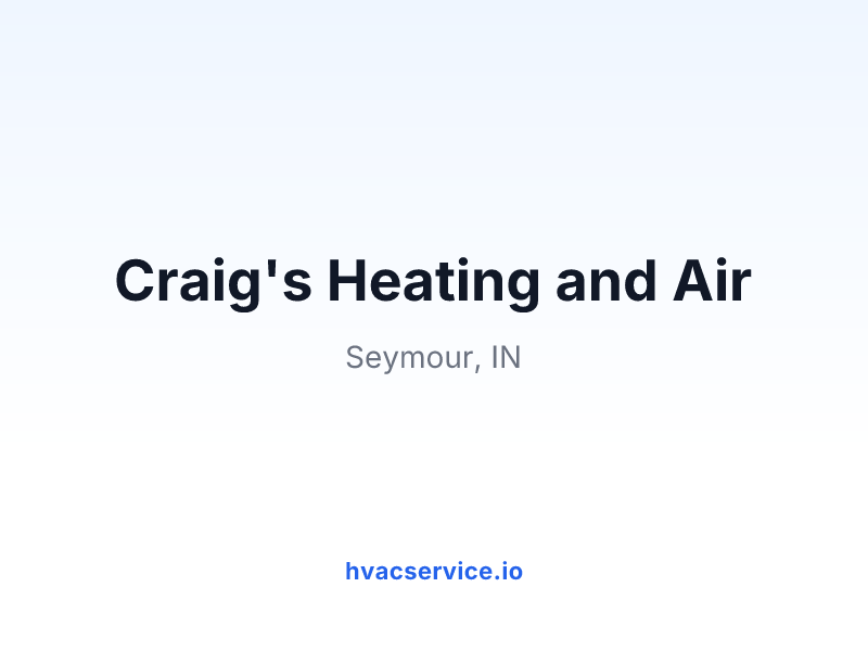 Craig's Heating and Air