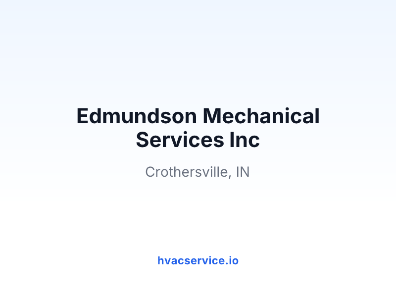 Edmundson Mechanical Services Inc