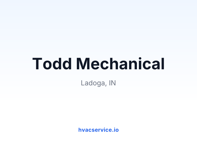 Todd Mechanical