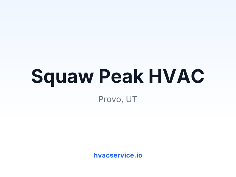 Squaw Peak HVAC