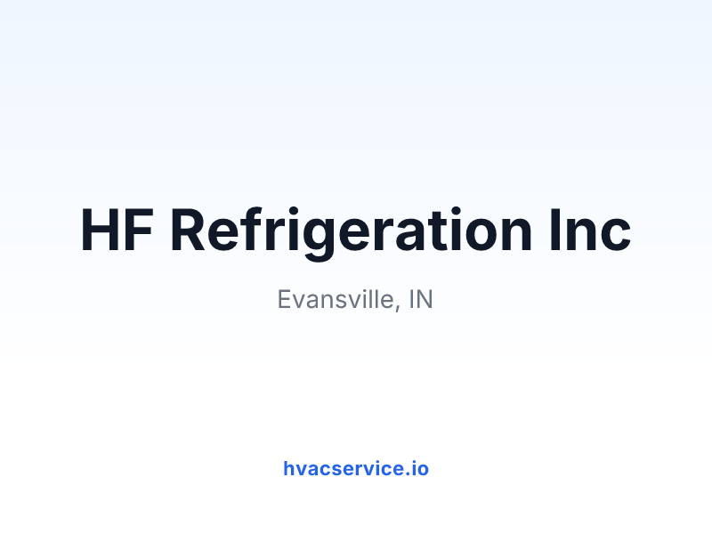 HF Refrigeration Inc
