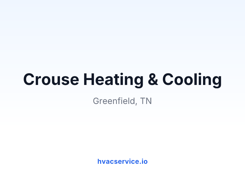 Crouse Heating & Cooling