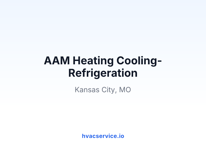 AAM Heating Cooling-Refrigeration
