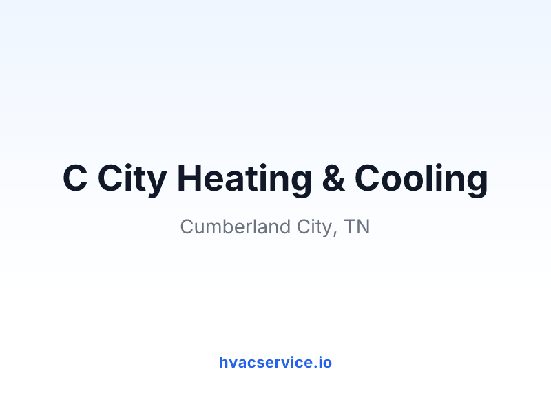 C City Heating & Cooling