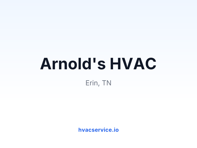 Arnold's HVAC