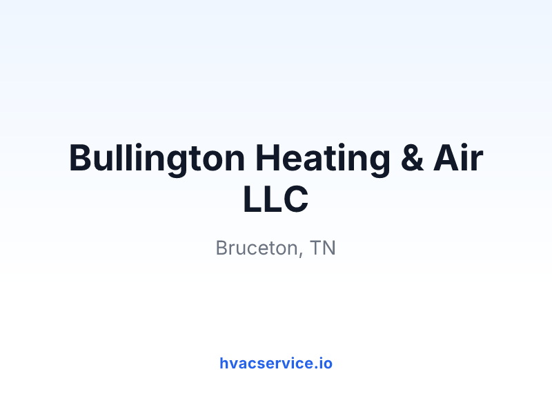 Bullington Heating & Air LLC