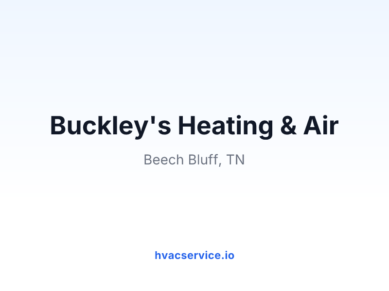 Buckley's Heating & Air