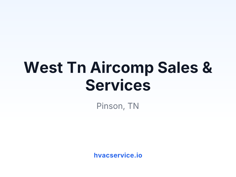 West Tn Aircomp Sales & Services
