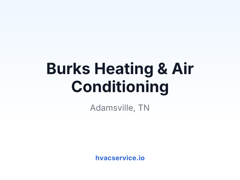 Burks Heating & Air Conditioning