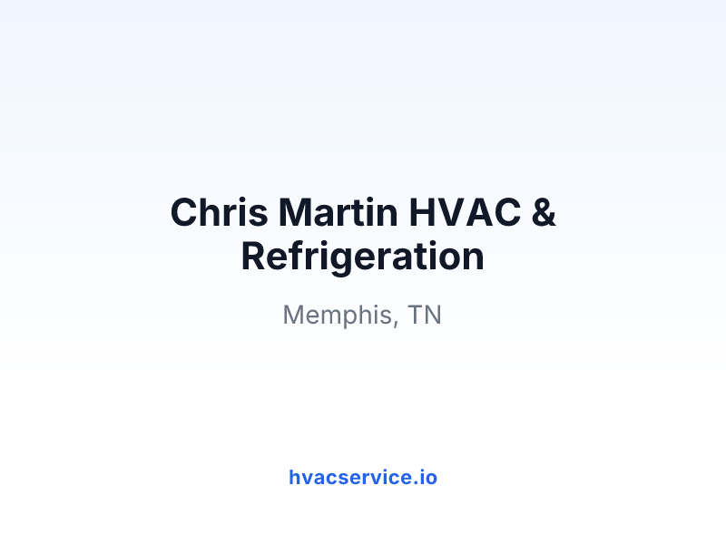Chris Martin HVAC & Refrigeration